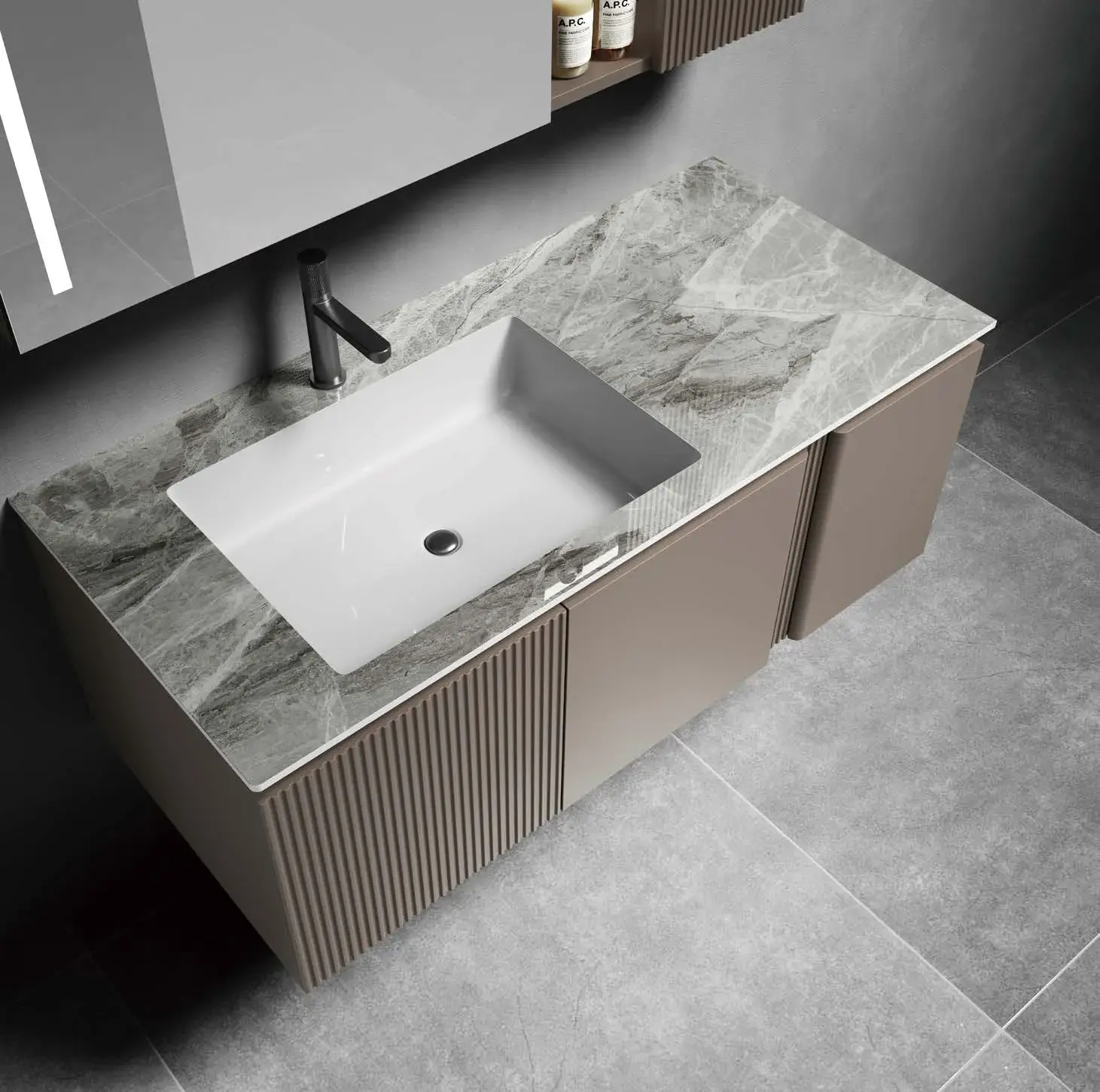Statement 1200 mm suites: AG-6171 mirror-cabinet suite