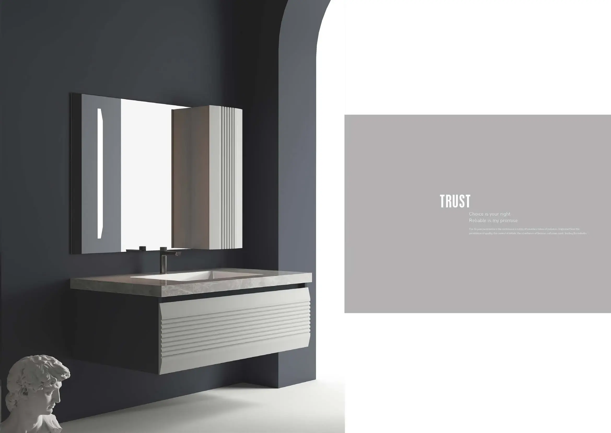 Compact signature models: Refined compact illuminated vanity