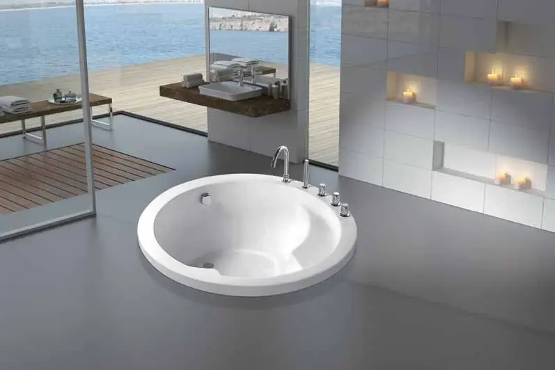Built-in bathtub systems: Inset rectangular bath