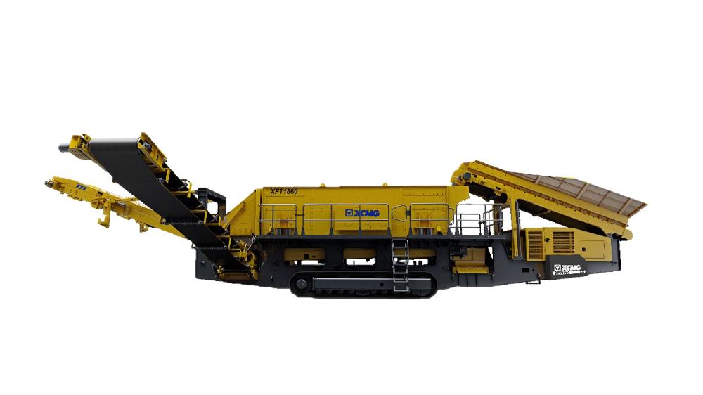 Mobile screening plants: Tracked screening unit