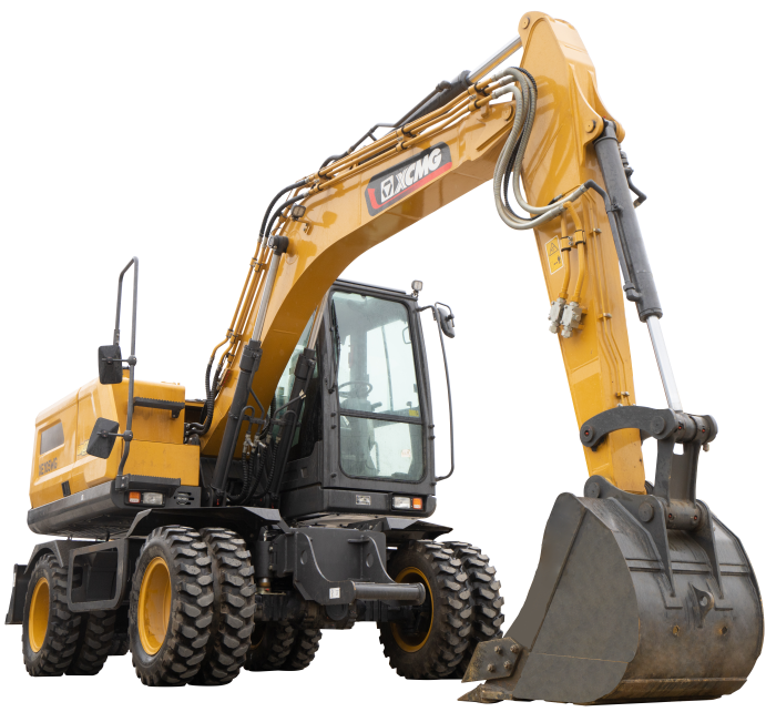 Wheeled excavators: Mid-size wheeled excavator
