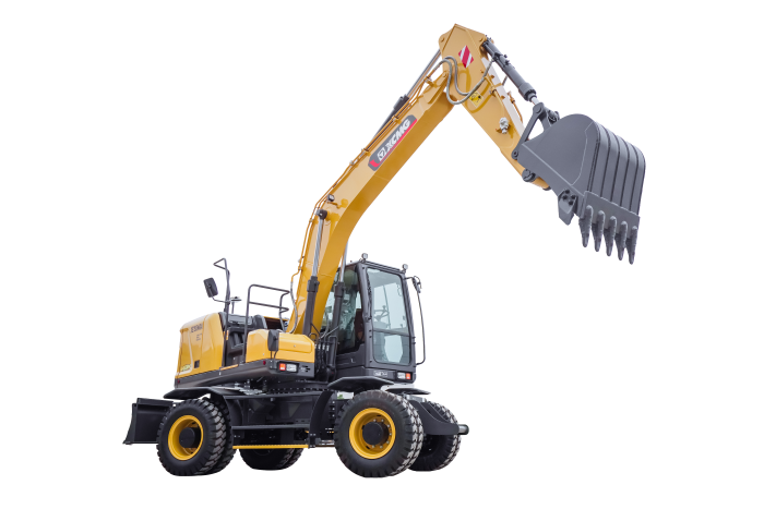 Wheeled excavators: Mid-size wheeled excavator