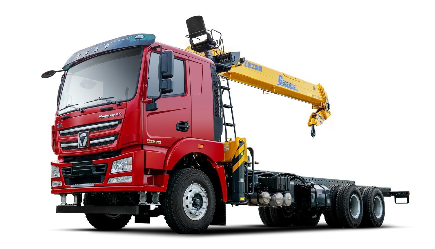 Truck-mounted cranes: Crane truck