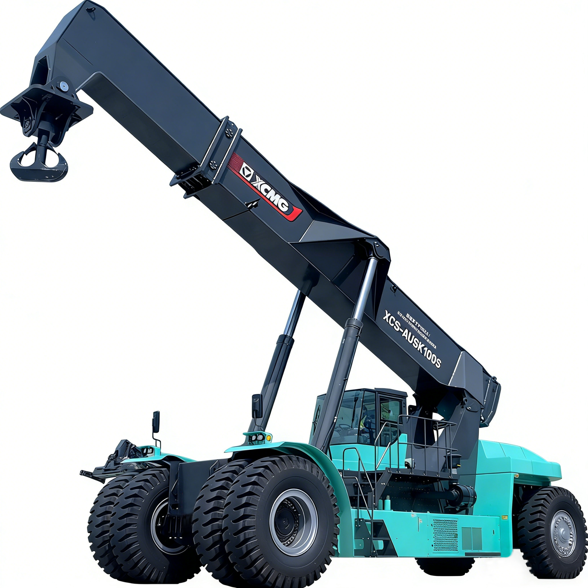 Container reach stackers: Heavy container reach stacker