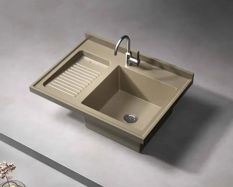 Custom laundry basins: Compact washboard basin